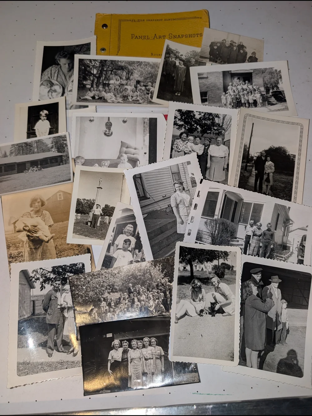 Old photos 20+ antique vintage photographs mixed lot 20s 30s 40s 50s